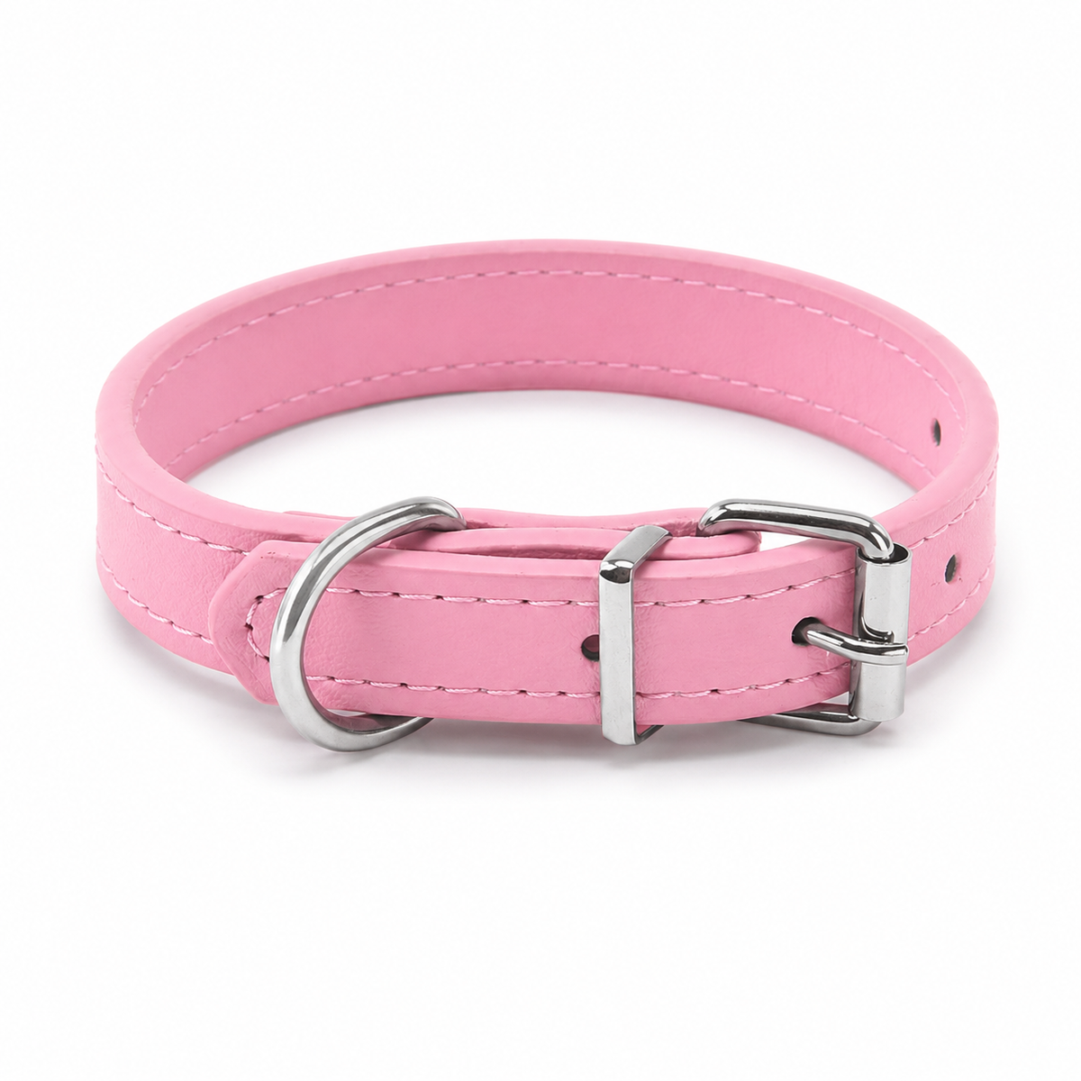 Collier en cuir pour chien noir