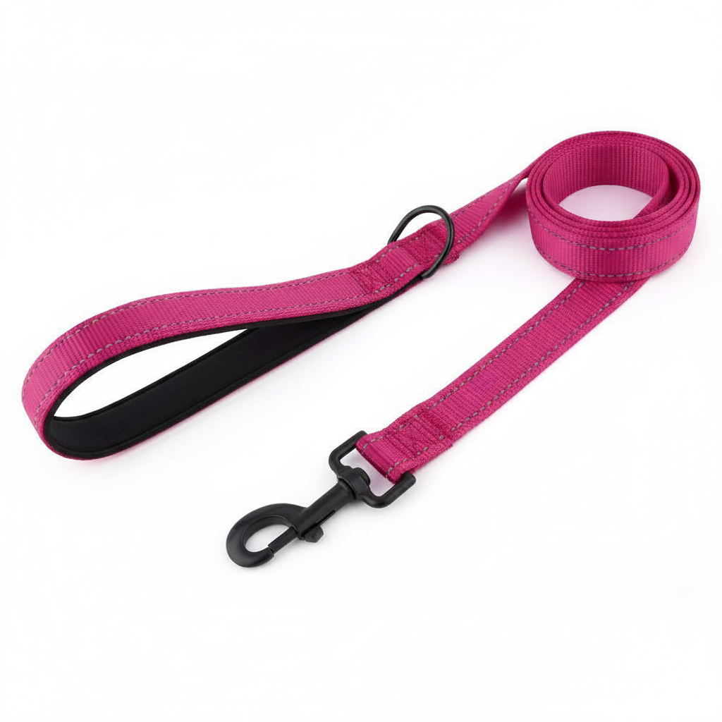 Laisse pour chien rose